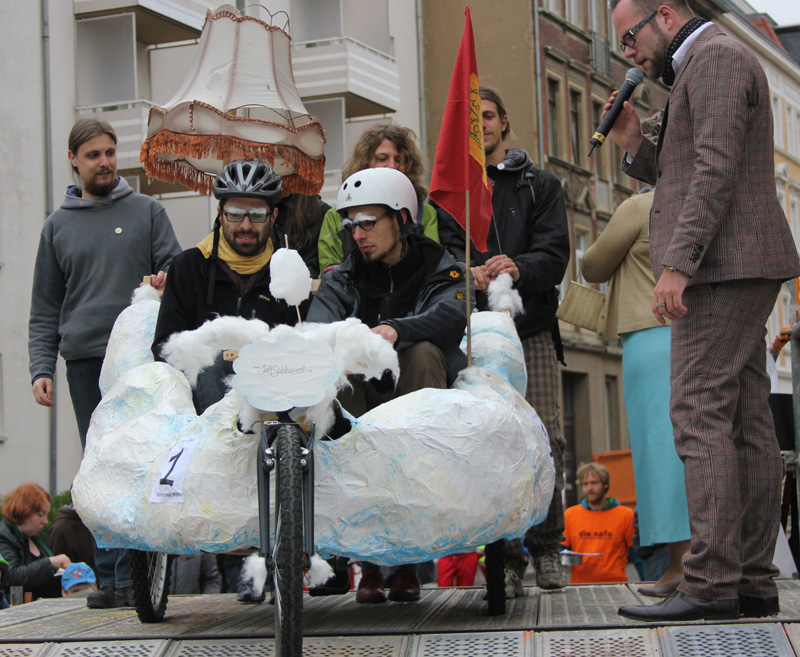 Abfahrt – Kategorie Kinderlos: 3. Platz: Luftschlosserei
